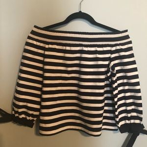 Off the shoulder blouse. J crew. New with tags!